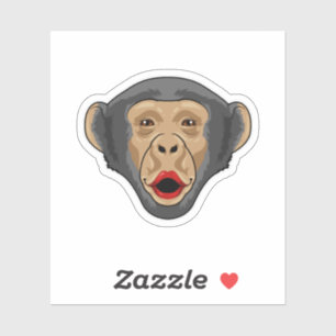 Monkey with Kiss mouth