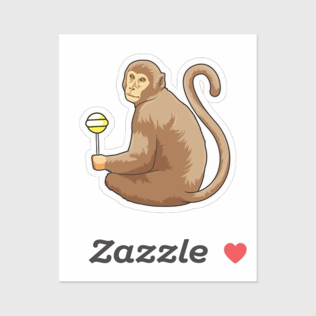 Monkey with Lollipop (Sheet)