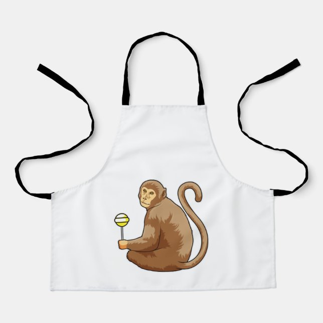 Monkey with Lollipop Apron (Front)