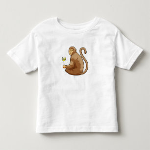 Monkey with Lollipop Toddler T-Shirt