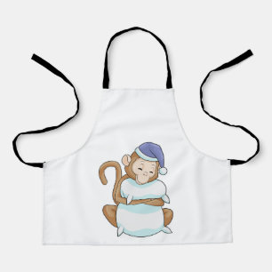 Monkey with Pillow & Sleepyhead Apron