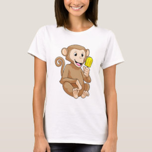 Monkey with Popsicle T-Shirt