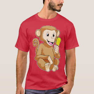 Monkey with Popsicle T-Shirt