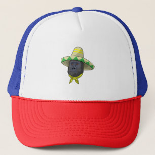 Monkey with Straw hat