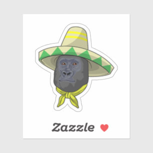 Monkey with Straw hat