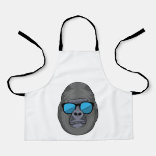 Monkey with Sunglasses Apron