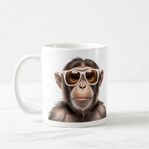 monkey With Sunglasses Coffee Mug