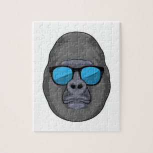 Monkey with Sunglasses Jigsaw Puzzle
