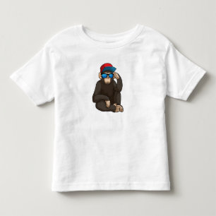 Monkey with Sunglasses Toddler T-Shirt