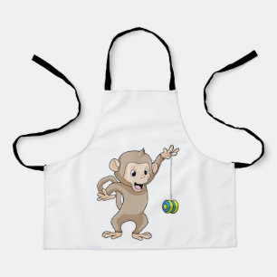 Monkey with Yo-yo Apron