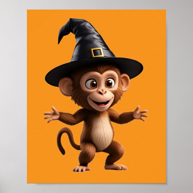 Monkey Wizard Poster (Front)