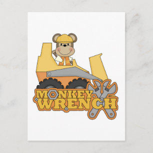 Monkey Wrench Bulldozer T-shirts and Gifts Postcard
