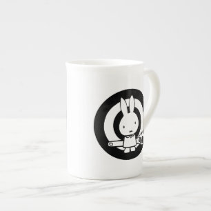 Monkey Wrench Rabbit Bone China Mug