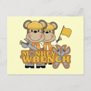 Monkey Wrench T-shirts and Gifts Postcard
