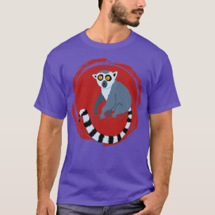 Monkey Zoo Keeper Gift Animal Lemur T-Shirt