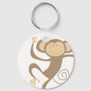 Monkeying Around Keychain