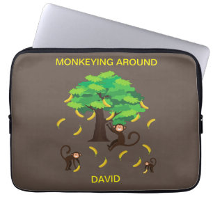 "Monkeying Around"     Laptop Sleeve