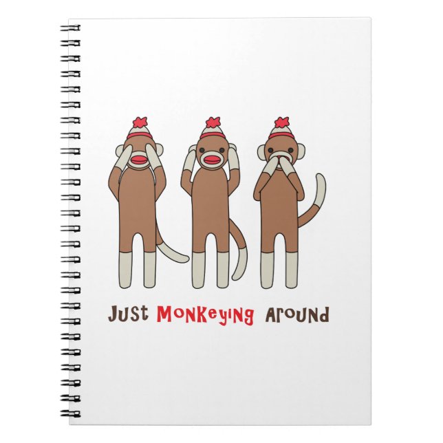 Monkeying Around Notebook (Front)