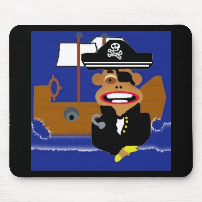 monkeypirate mouse mat (Front)