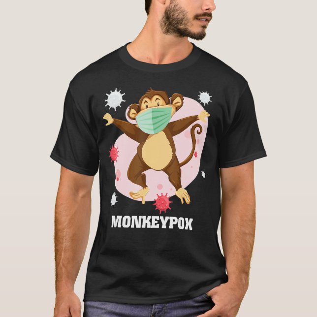 Monkeypox Monkey Pox Virus 2022 Take Care Epidemic T-Shirt (Front)