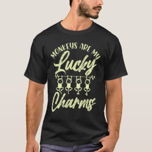 Monkeys Are My Lucky Charms Animal T-Shirt