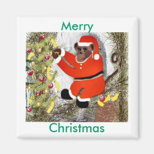 Monkeys Christmas Magnet by dovigirl2008*