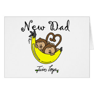 Monkeys Dad of Twin Boys Tshirts and Gifts