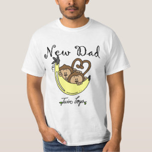 Monkeys Dad of Twin Boys Tshirts and Gifts