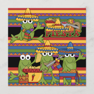 Monkeys Fiesta Customised  Birthday Invitations