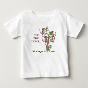 Monkeys in a Tree Baby Fine Jersey T-Shirt