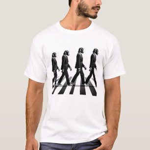 Monkeys in Suits T-Shirt Funny Evolution Design