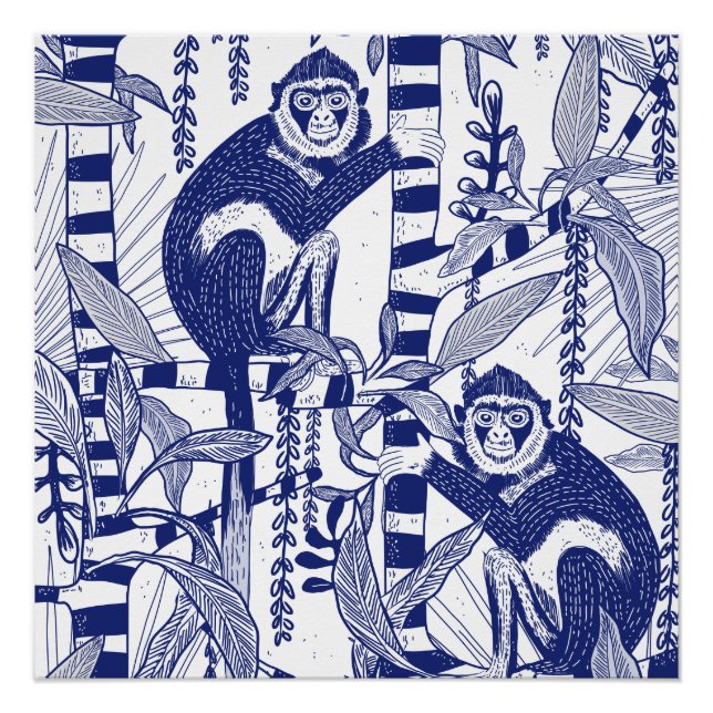 Monkeys in the Jungle Poster (Front)