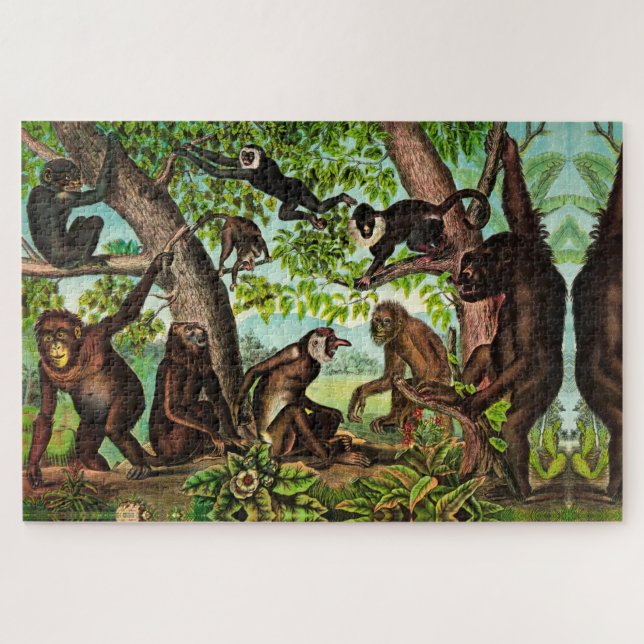 Monkeys Jigsaw Puzzle (Horizontal)