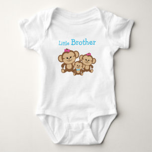 Monkeys Little Brother Baby Bodysuit