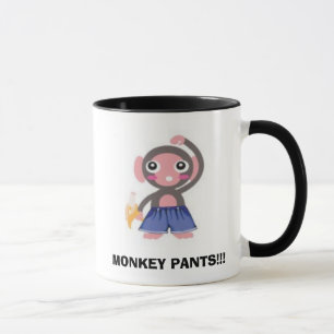 monkeys, MONKEY PANTS!!! Mug