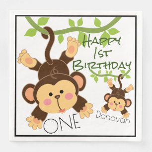 Monkeys Napkin