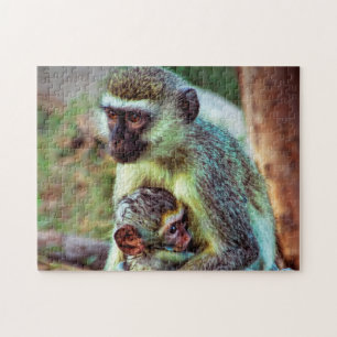 Monkey's of Kenya Jigsaw Puzzle