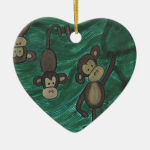 Monkeys Ornament