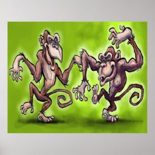 Monkeys Poster