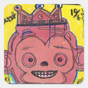 MonKIng Square Sticker