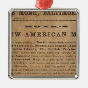 Monk's Central America, Cuba, and Florida Metal Tree Decoration