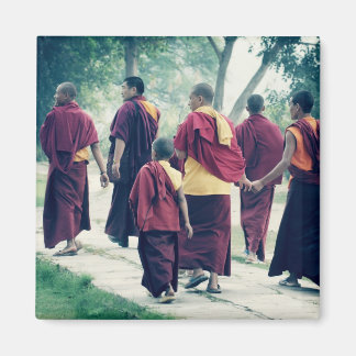 Monks in Sarnath Magnet
