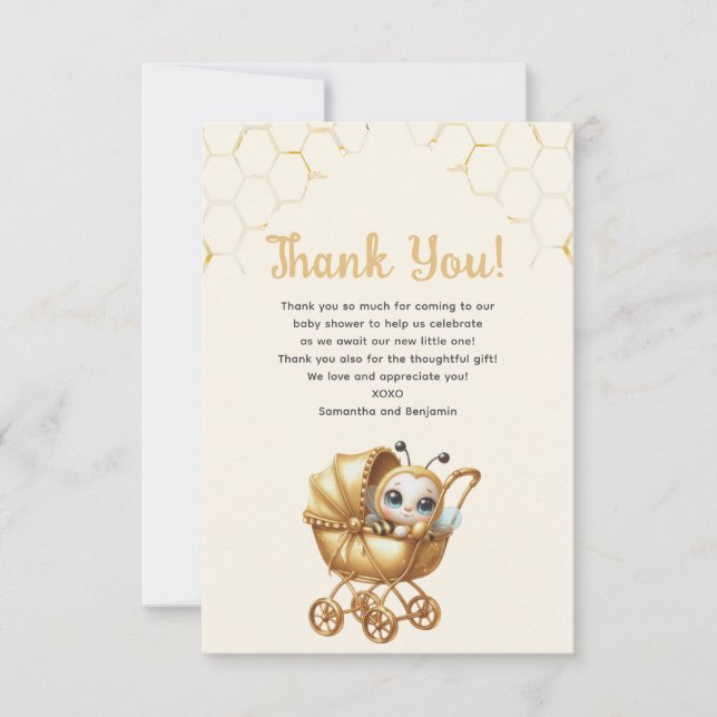 Monmmy to Bee Flat Thank You Card (Front)