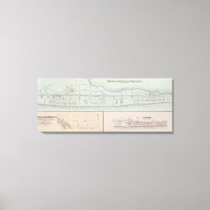 Monmouth Beach property in New Jersey Canvas Print