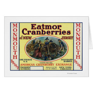 Monmouth Eatmor Cranberries Brand Label