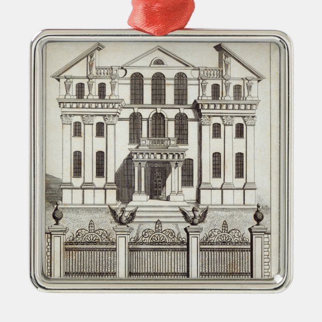 Monmouth House, Soho Square Metal Tree Decoration (Front)