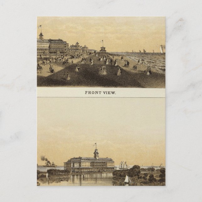 Monmouth House, Spring Lake, NJ Postcard (Front)