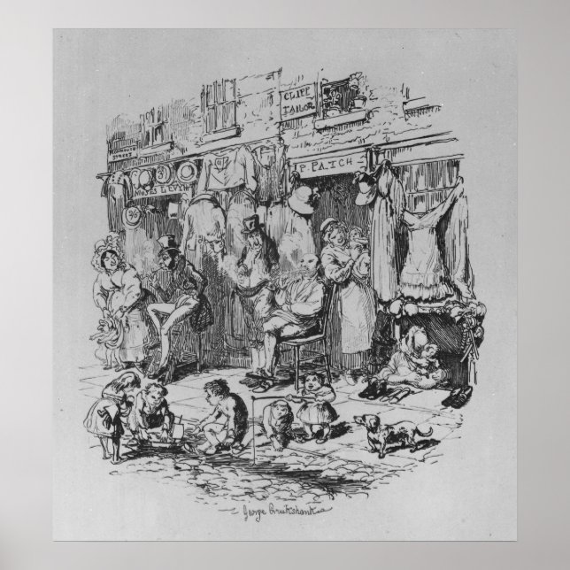 Monmouth, illustration from 'Sketches by Boz' Poster (Front)