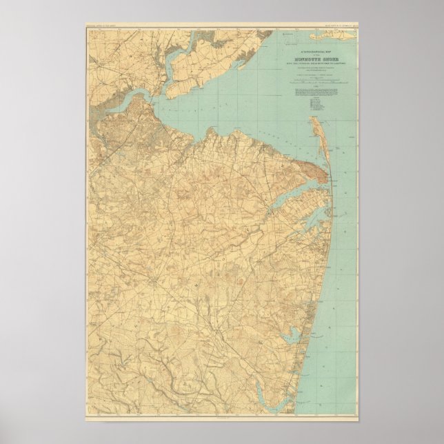 Monmouth Shore, New Jersey Poster (Front)