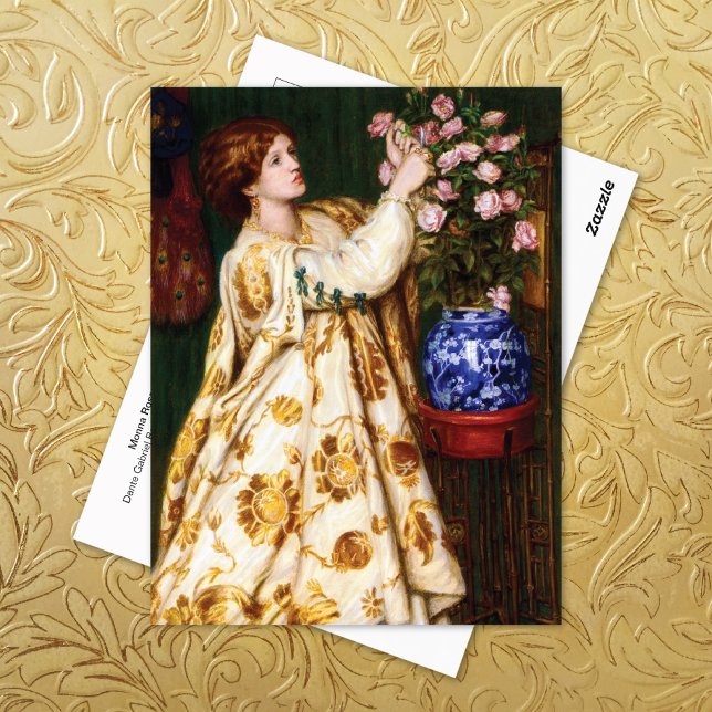 Monna Rosa Dante Gabriel Rossetti Postcard (Creator Uploaded)